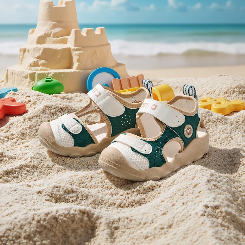 Anta Comfortable Trendy Versatile Velcro Hollow Beach Shoes Lightweight Shock Absorbing Breathable Non-Slip Anti-Kick Low-Top Walking Shoes A12520036