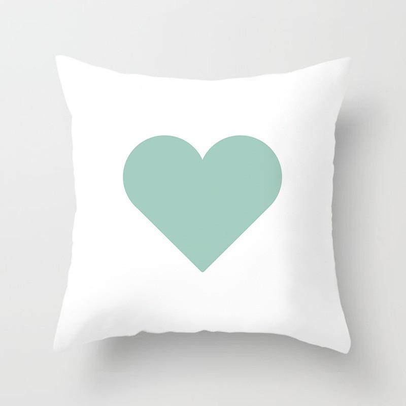 Seat Living Room Sofa Pillowcase Valentines Day Love Cushion Cover Red Pink Heart Home Decor