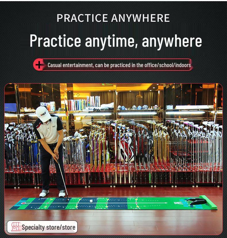 Qingzhou Golf Practice Mat with Putter - Top-Selling Korean Design