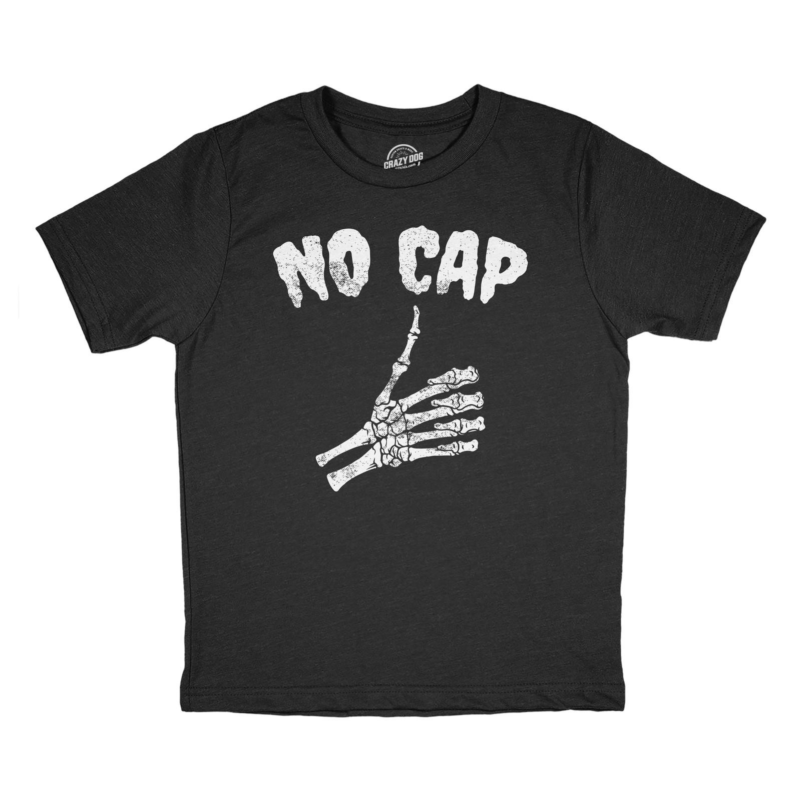 Toddler Funny T Shirts No Cap Sarcastic Halloween Graphic Novelty Tee For Young S разноцветный