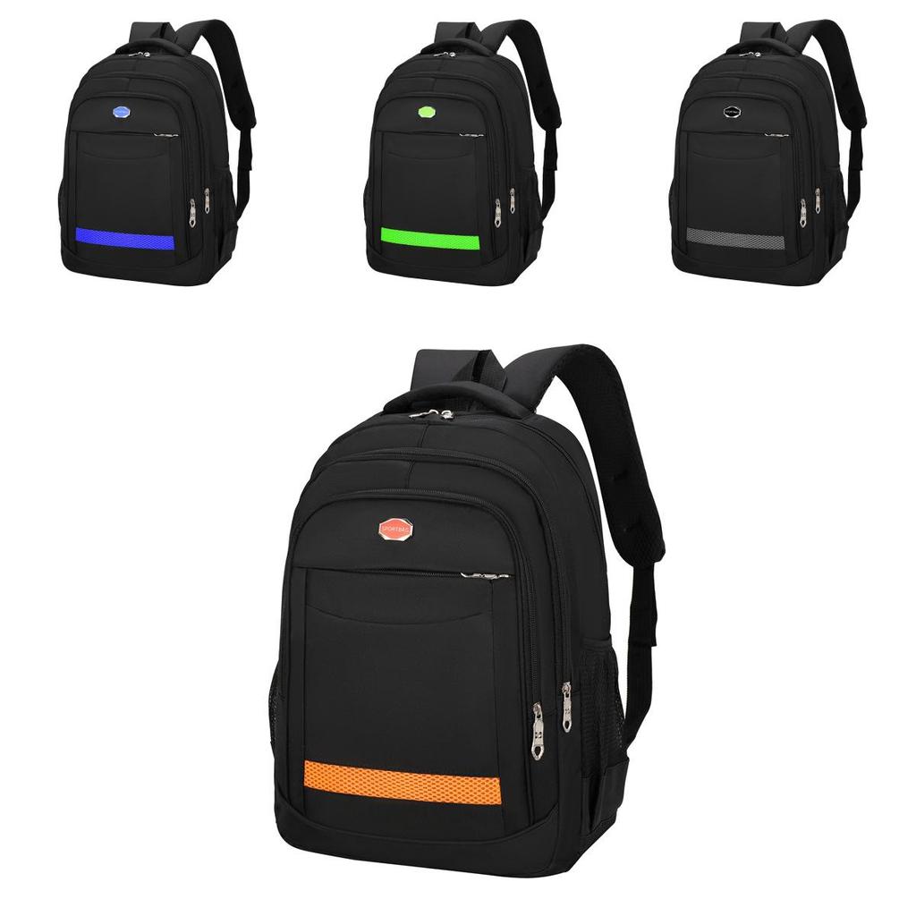 Unisex Oxford Material School Bag With Ventilated Straps For Teen Commuting