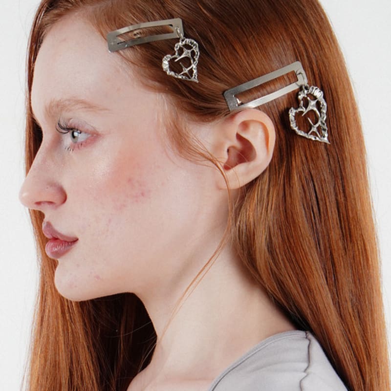 

DARINGDarling NU HAIRPIN HEART SILVER