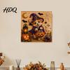 Cute Halloween Party Favors Faux Pearl Painting Kit, Puppy Ghost 3D Art Craft DIY Mosaic for Adults Beginners, Home Wall Decor, Stress Relief