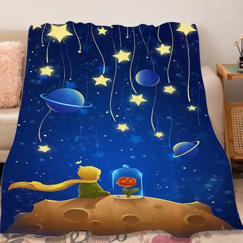 Warm Winter Blankets The Little Princes Camping Blanket Soft Blankets Decorative Sofa Blanket Microfiber Bed Fleece Custom