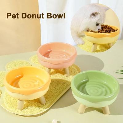 Pet Bowl Cartoon Shape Pet Food Bowl Large Capacity Stable Four-legged Design Cats Dogs Feeding Dish Pet Supplies