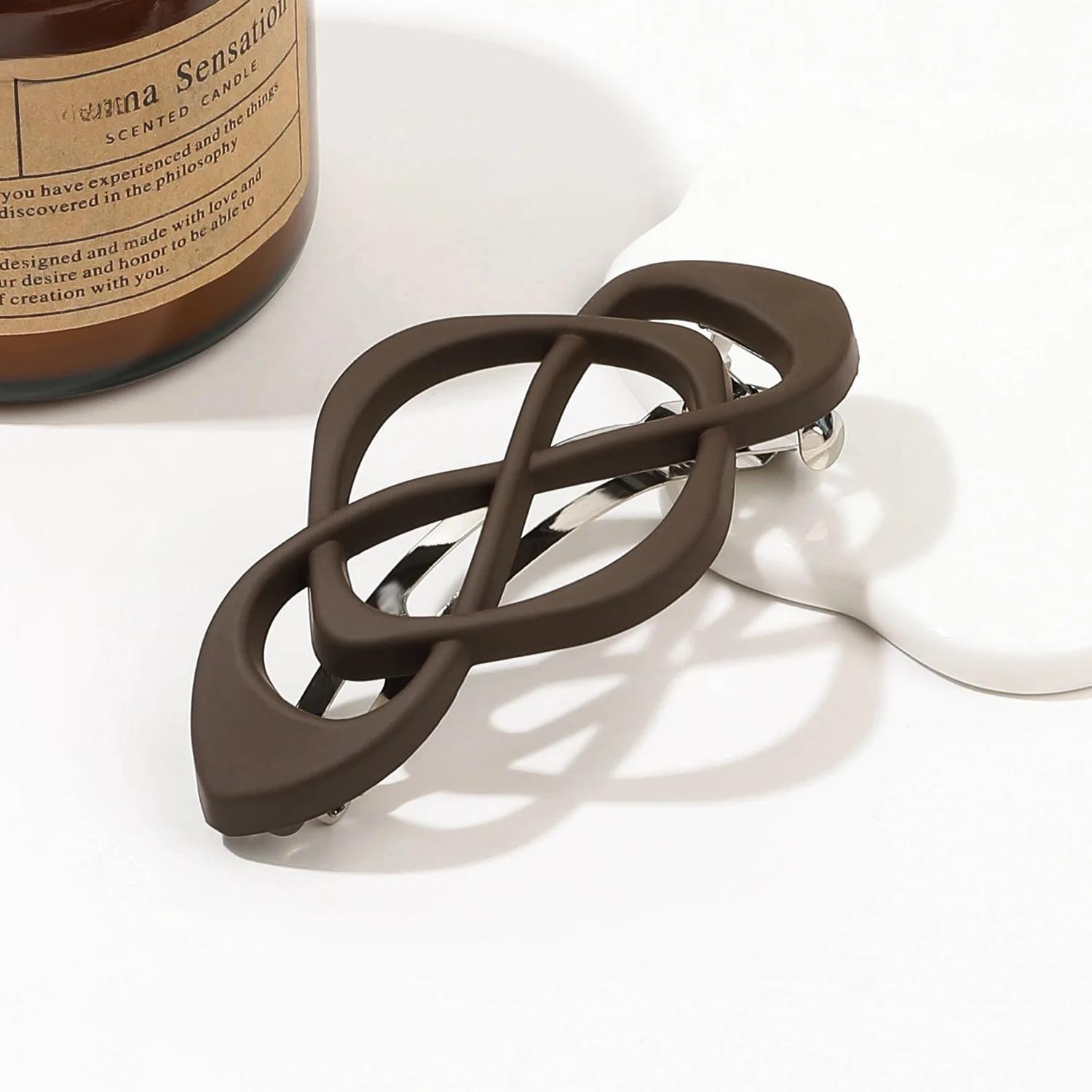 

Заколка для волос с матовым конским хвостом, заколка для волос с выемкой, женская заколка для волос с конским хвостом, модные ретро-аксессуары для волос, головной убор, заколка для волос