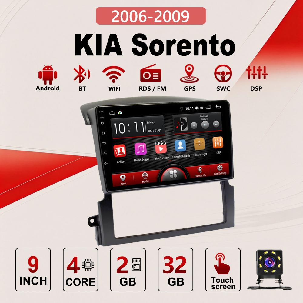 2Din Android Car-Play Car Radio,KIA