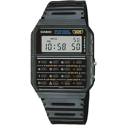 Hesap makinesi fonksiyonlu CASIO saat Hesap makinesi saati CA-53W-1Z Sunum kutusu olmadan basit paket Siyah Yurt dışı modeli