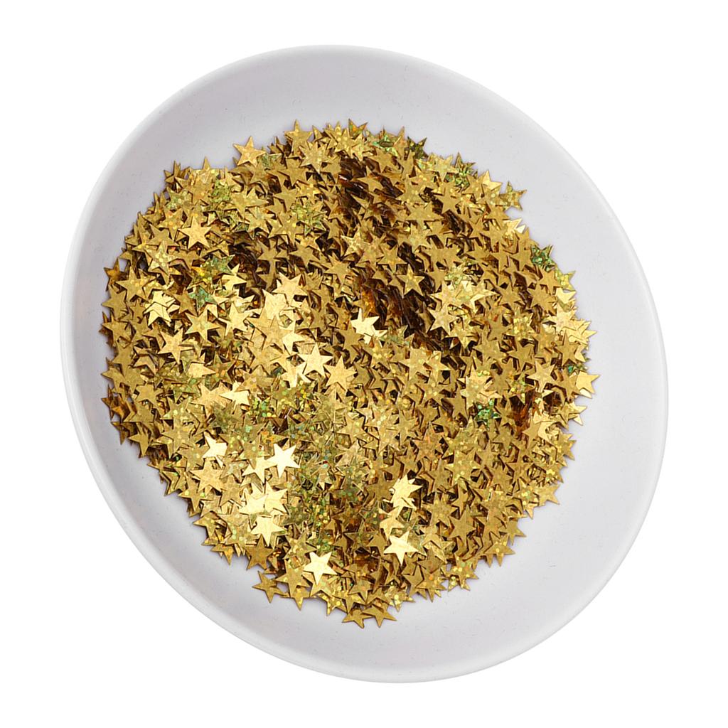 4000pcs 10mm PVC Star Table Confetti Sprinkles for Christmas Wedding Birthday Party Decoration