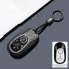 Carbon Style Abs Car Key Case Full Cover Fob For Geely Ex2 Geome Galaxy  Light Star Wishes Exploration Youth Version