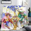 1Pc Cardcaptor Sakura Print Flannel Blanket, High quality Comfortable for All Seasons, Home Decor, Warmth and Comfort, Perfect for Christmas Gifts