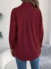 2025 Women's Casual European-American Corduroy Striped Shirt Jacket