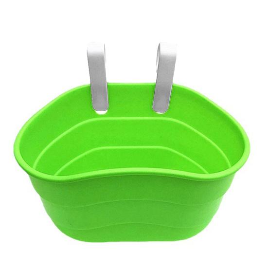 Bicycle Scooter Basket Large Capacity Bright Color Smooth Edge Strong Load-bearing Simple Installation Kids Bicycle Scooter Basket Storage