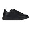 Alexander Mcqueen Oversized Sneaker Cow Leather Low Top Skateboard Shoes Men's Black 553761WHGP01000