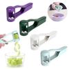Feliator de struguri și roșii cherry cu lamă din oțel inoxidabil, Tăietor de fructe portabil pentru gustări pentru copii, Instrument rapid de pregătire a fructelor, Gadget pentru bucătăria familiei