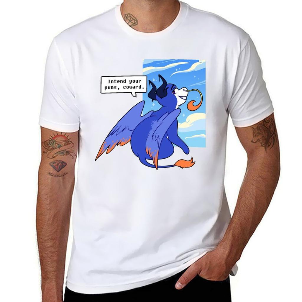 Atticus Intend Your Puns Tshirt Basic Plain Short Sleeve Crew Neck Tee