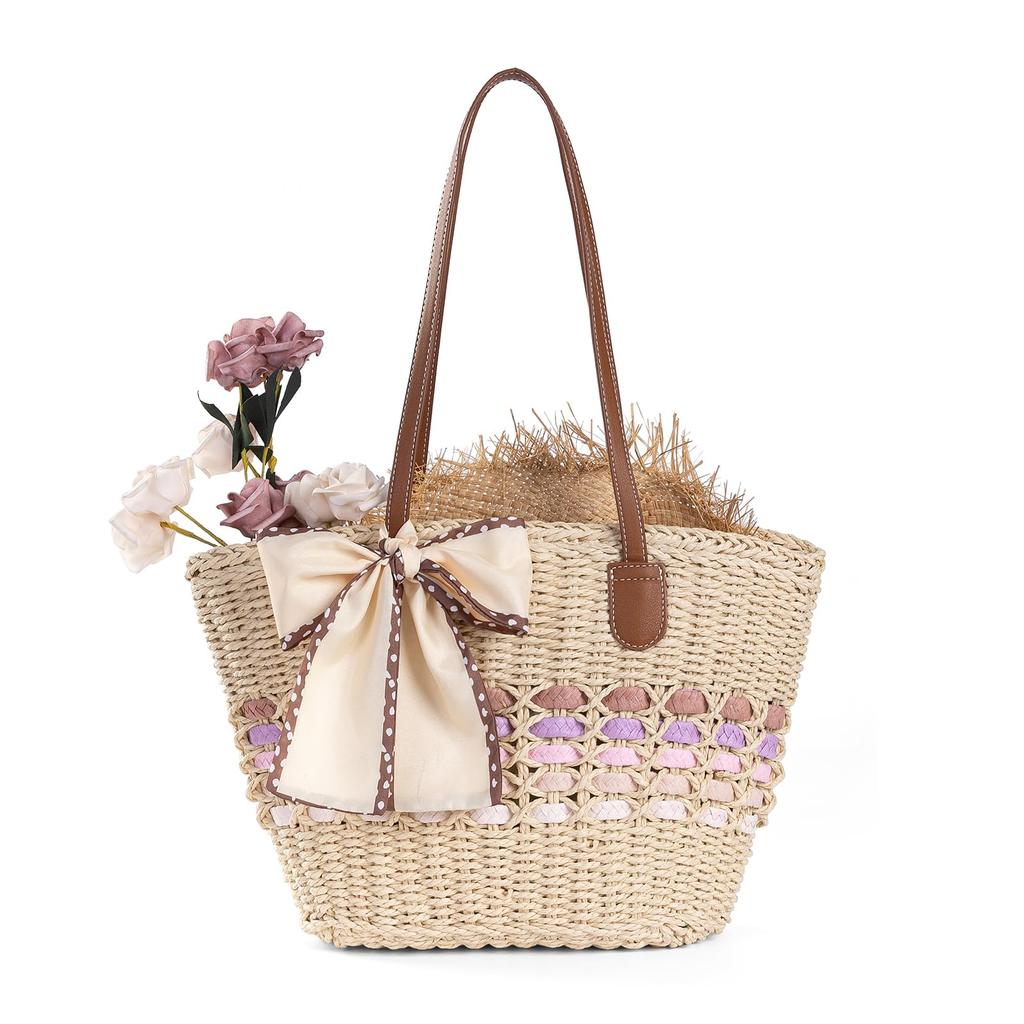 Boshiho Tote Basket Large Summer Bag for Fireworks and the Perfect for Forest Girls and Birthdays Women's Bag Lightweight, Capacity, Yukata,