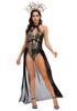 Medusa Costume - Snake-Haired Gorgon Role-Play Outfit for Halloween and Stage Performance.