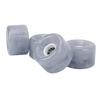 4 Stück Skateboard Rollensatz Ersatz 78A Härte PU Durchscheinend Blinkend Longboard Skateboard