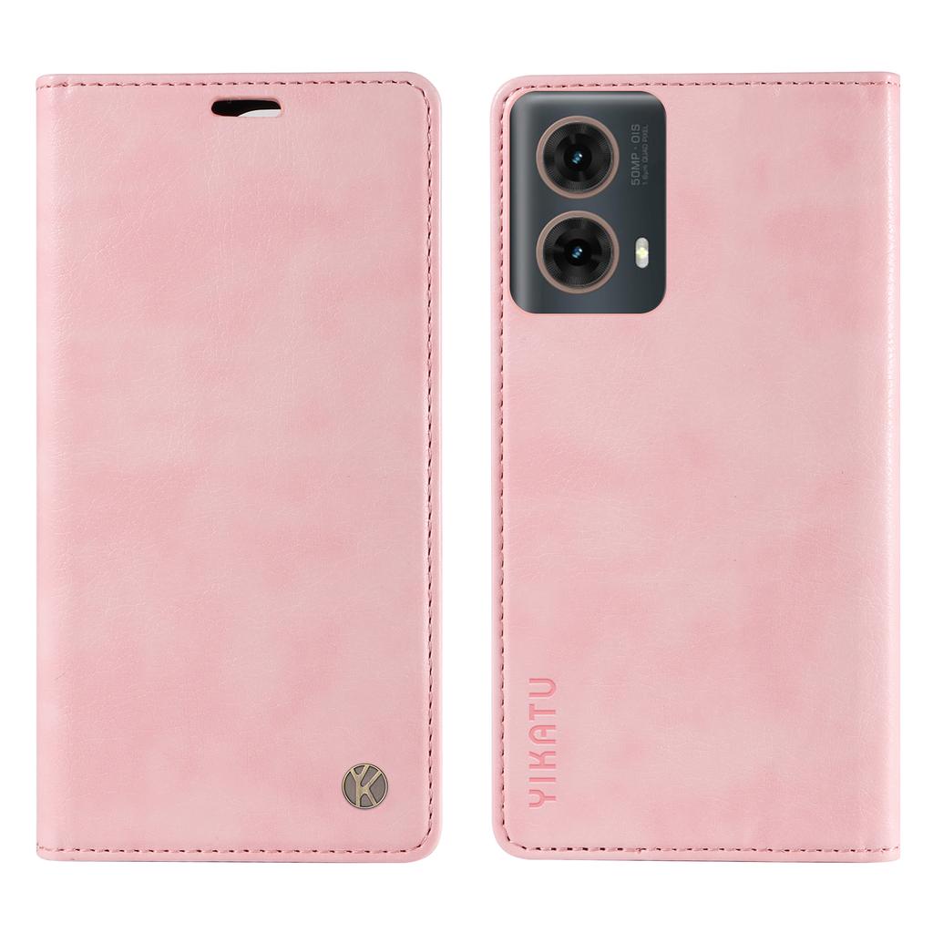For Motorola Moto G85 5G/S50 Neo 5G Wallet Case Litchi Texture Leather Phone Cover