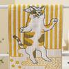 34x74cm Face Towels Cartoon Cat Bath Towel Cute Pure Cotton Dish Cloth  for Kids Children