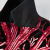 Jungen Glitzer Schimmernder Lässiger Blazer - Trendige Leichte Luxusjacke