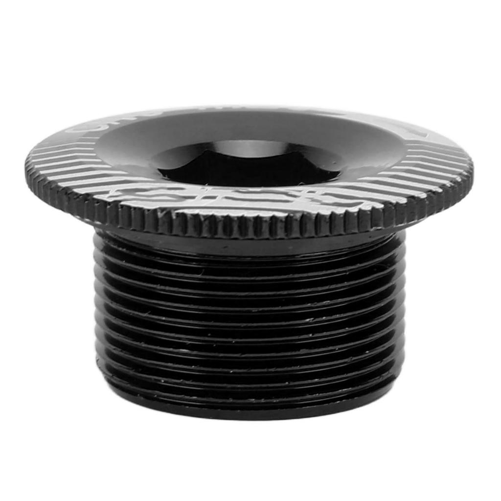 Fahrrad Kurbelarmschrauben Aluminiumlegierung M20 Kurbelbefestigungsschraube Fahrrad Kurbelgarnitur Armbolzen M20 Schwarz