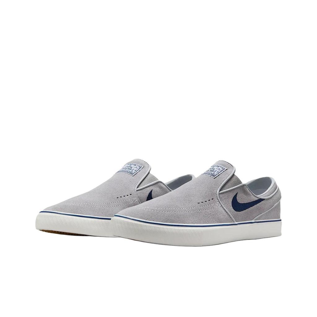 Nike Zoom Stefan Janoski+ Slip SB Wolf Grey Navy Unisex Sneakers Summit-White FN5893-002