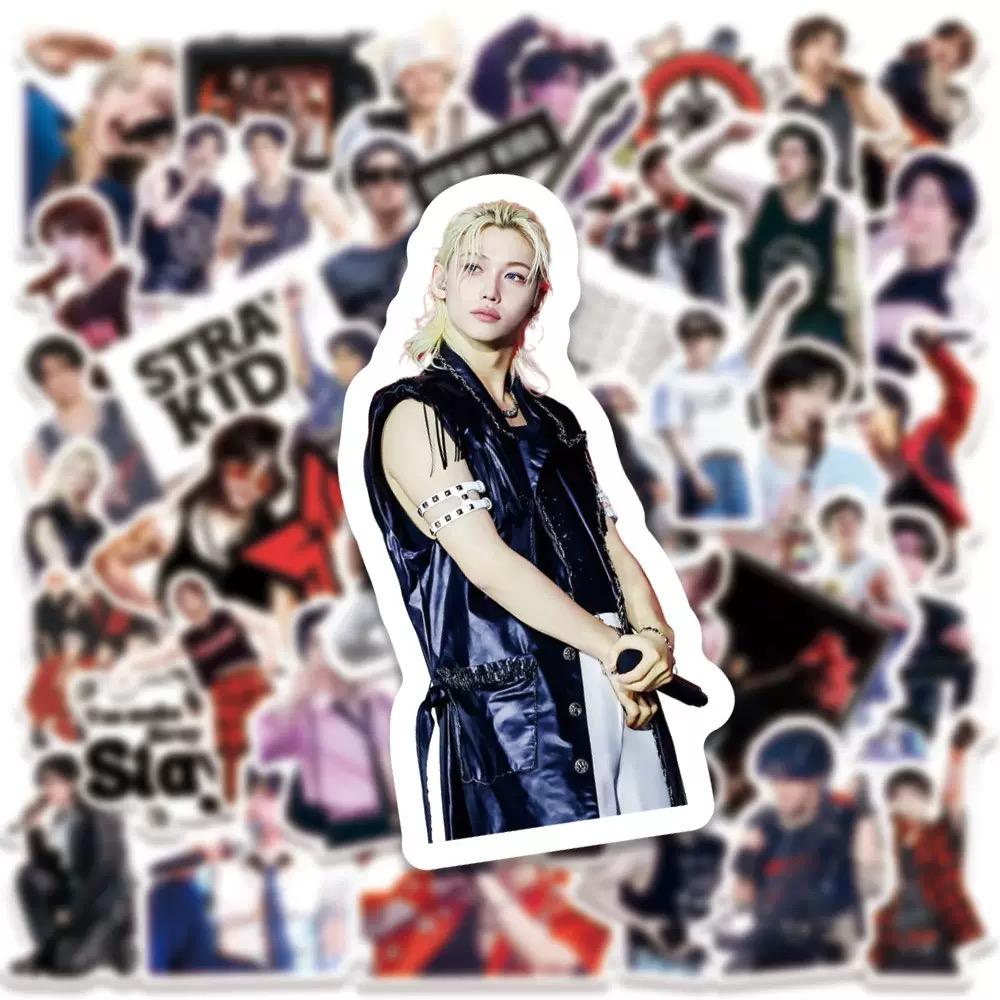 60Pcs Stray Kids World Tour Mixed Muscle Men'S Skzoo Notebook Stickers Waterproof Water Cup Decoration Surrounding Stickers