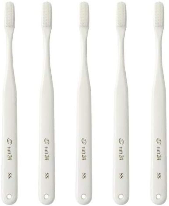 

[Только для стоматологического применения] Oral Care Tuft 24 SS (Супер мягкий) Белый [Набор из 25 штук] Без крышки