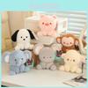 Adorable Plush Animal Dolls For Desktop Decoration Soft Pp Cotton Stuffed Toys
