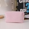 Kawaii Cosmetic Storage Bag Large Capacity Pen Box Durable Woven Pencil Case  Student Supplies