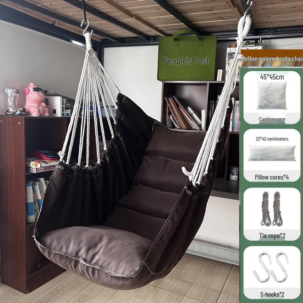 Thickened Anti-Rollover Swing Chair for Dorms, Bedrooms, Balconies