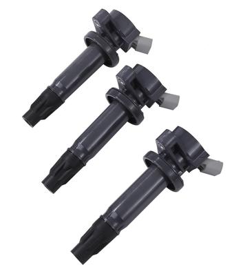 Daihatsu Car Ignition Coil, 4 Pins, Set of 3, Tanto Custom L375S, L385S, Move,