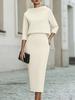 Oversized Sexy Bodycon Dress and Top Set - New Arrivals for