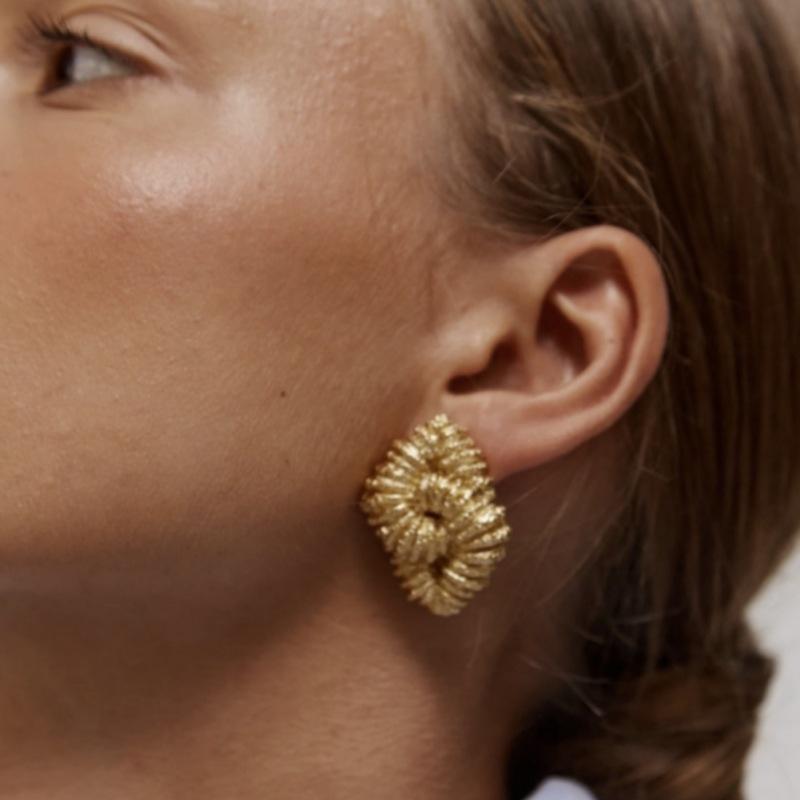 

Sasa s Spanish Vintage High-End Textured Earrings