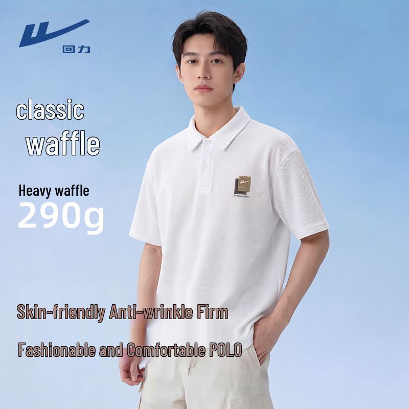 Warrior Men s Waffle Knit Short-Sleeve Polo Shirt 4XL