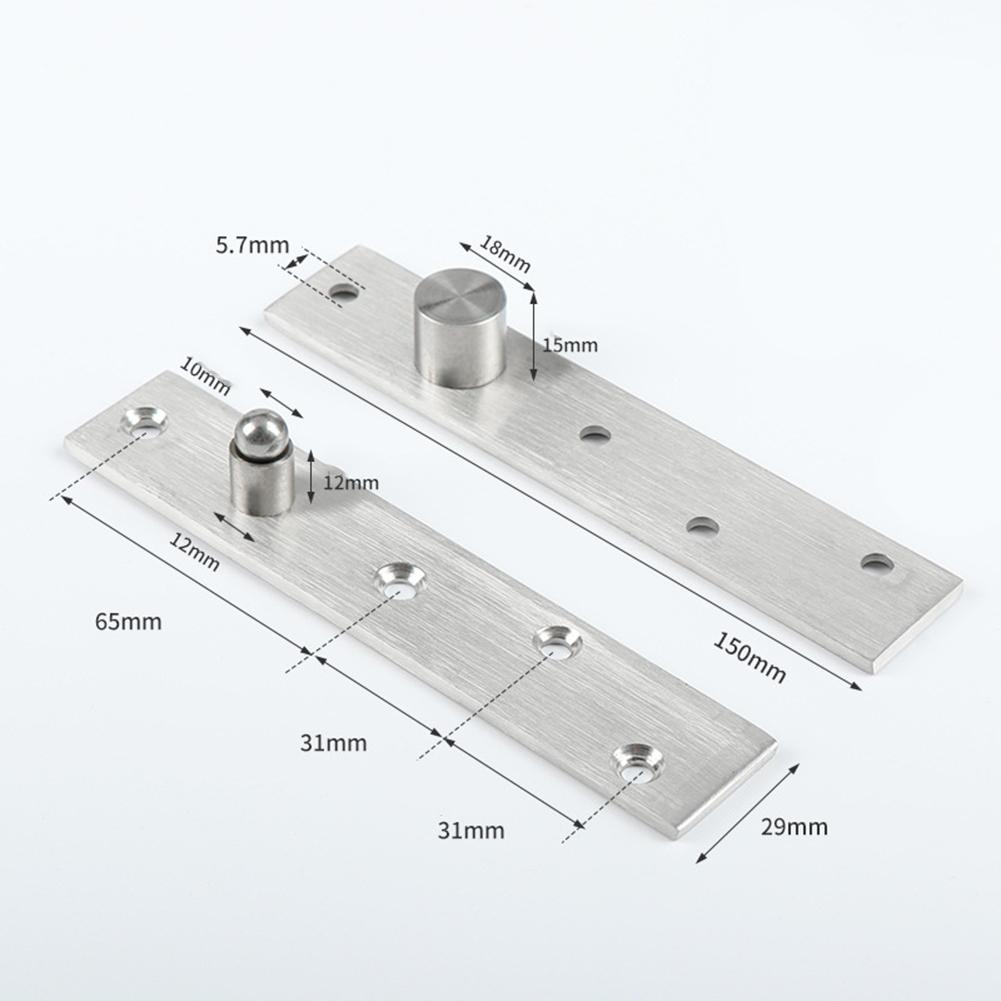 Stainless Steel Rotating Shaft Hinge Upper And Lower Hinge Heavy Duty Positioning Shaft Hinge Wooden Door Hinge Hardware