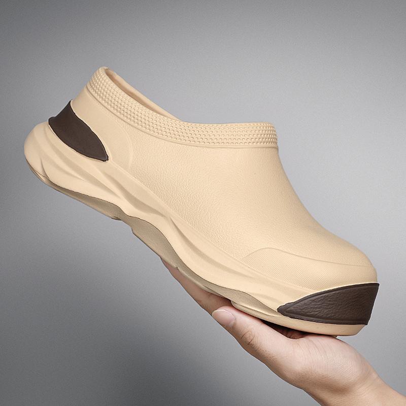 2024 NEW Winter Chef Shoes Waterproof Warm EVA Slip On Kitchen Work Shoes Anti-skid Wear-resistant Outdoor Garden Shoes for Men