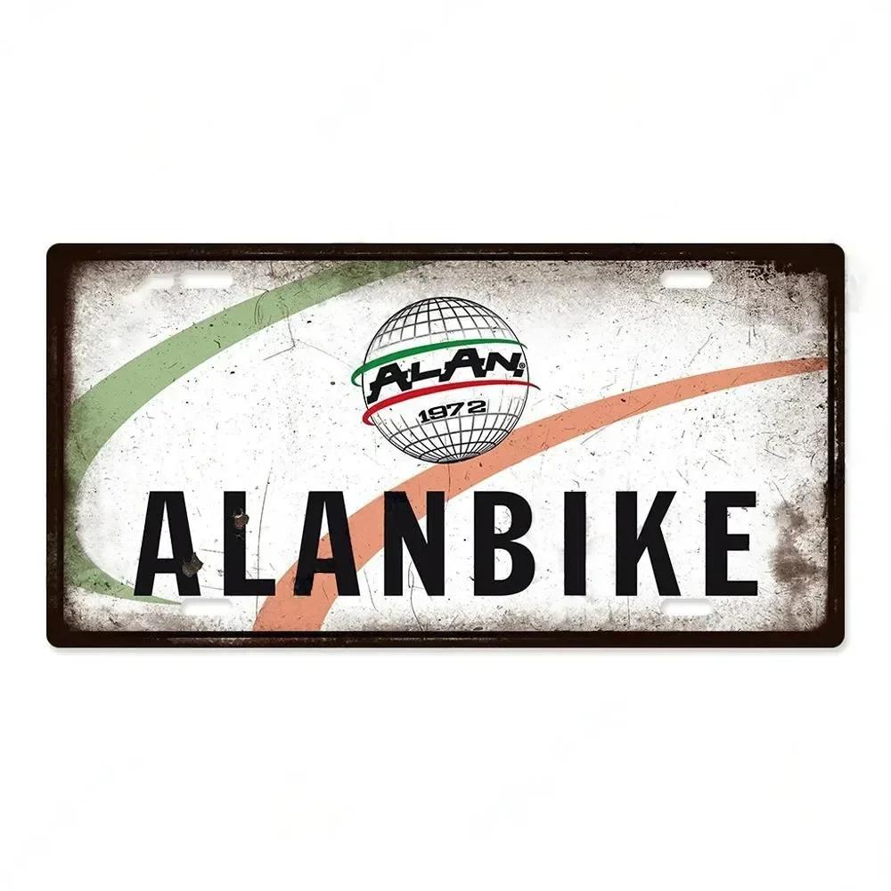 Klassische Metallschild-Dekoration Fahrradmarke Blechschild Handwerk Wanddekoration Schilder für Bar Garage Fahrrad Rostige Plakette 15x30cm Zinn Bo