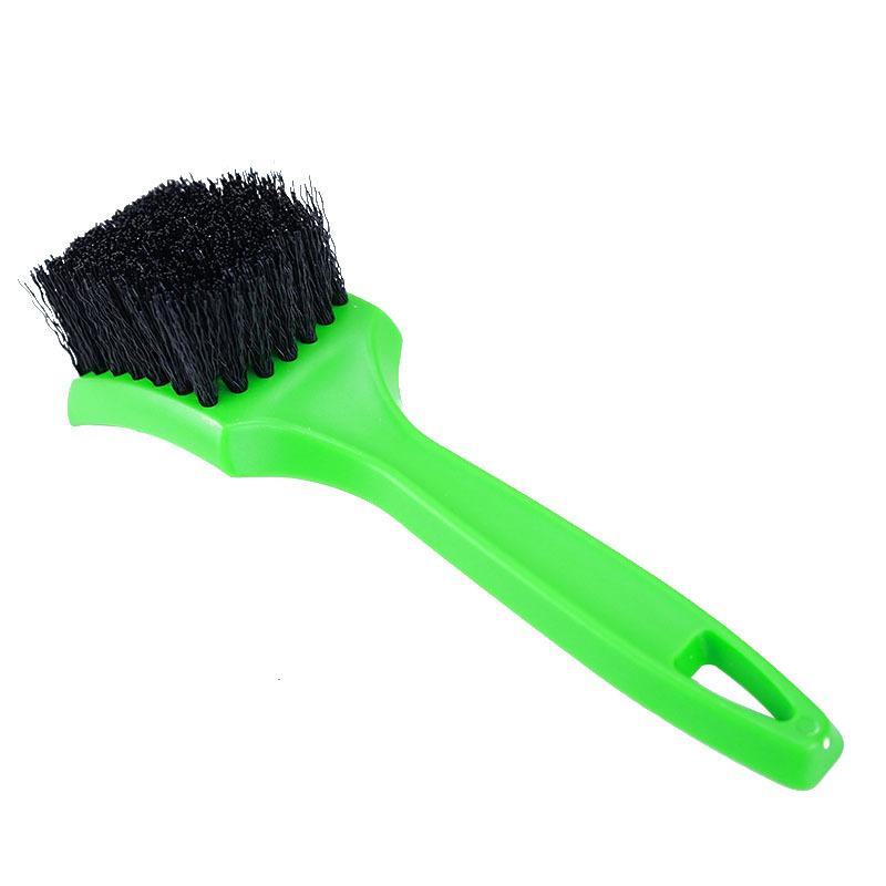 Multi-Functional Black Car Tire & Rim Cleaning Brush for Wheels and Floor Mats