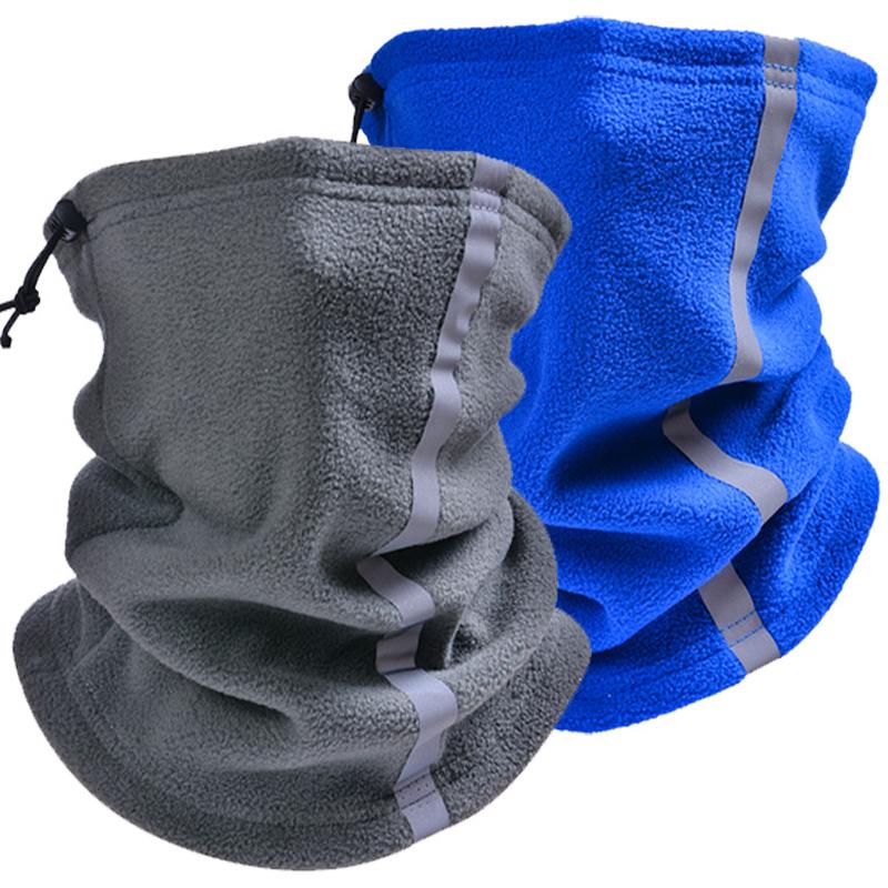 

Winter Plus Velvet To Keep Warm and Cold-proof Ski Scarf Outdoor Night with Reflective Strip Riding Mask