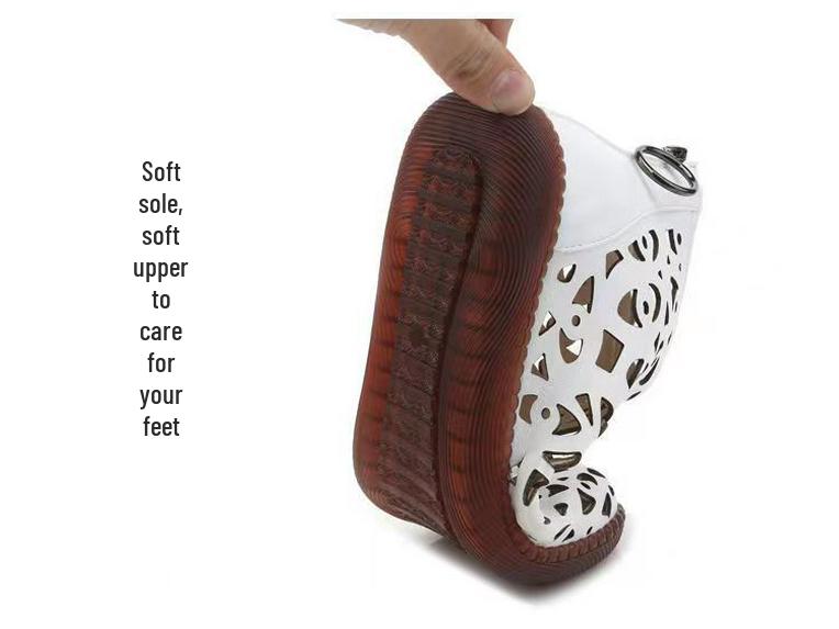 Dámské retro boty s kulatou špičkou, s výřezy a zipem, jaro/léto 2024