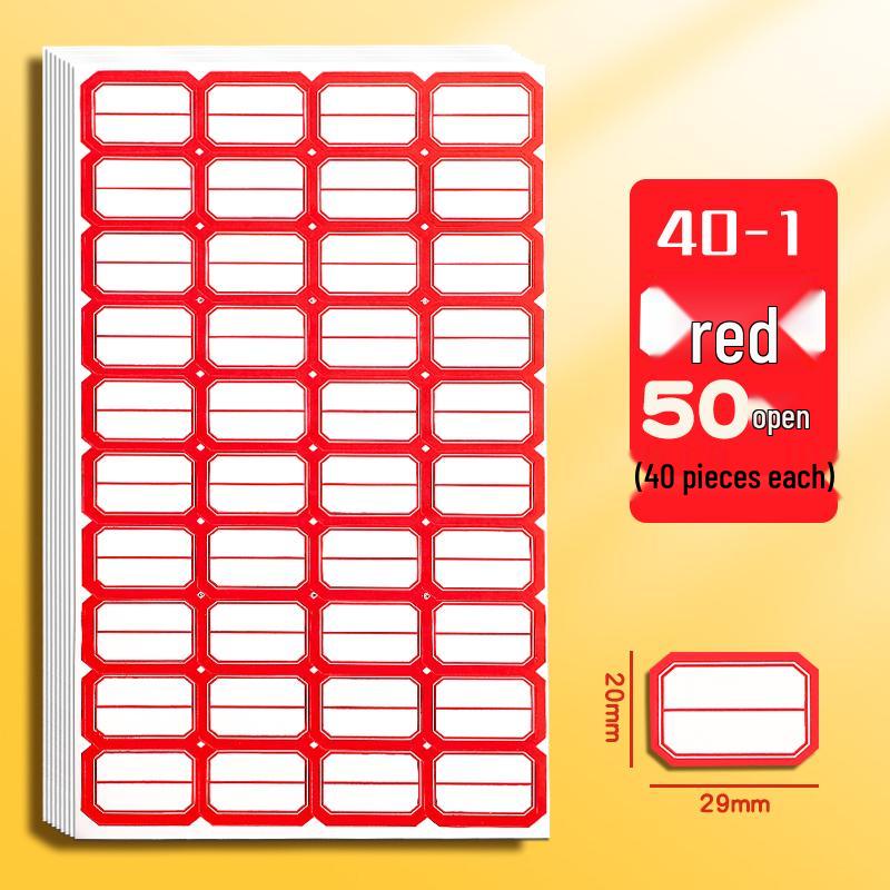 Водонепроницаемые самоклеящиеся наклейки-этикетки для цен и рукописных заметок