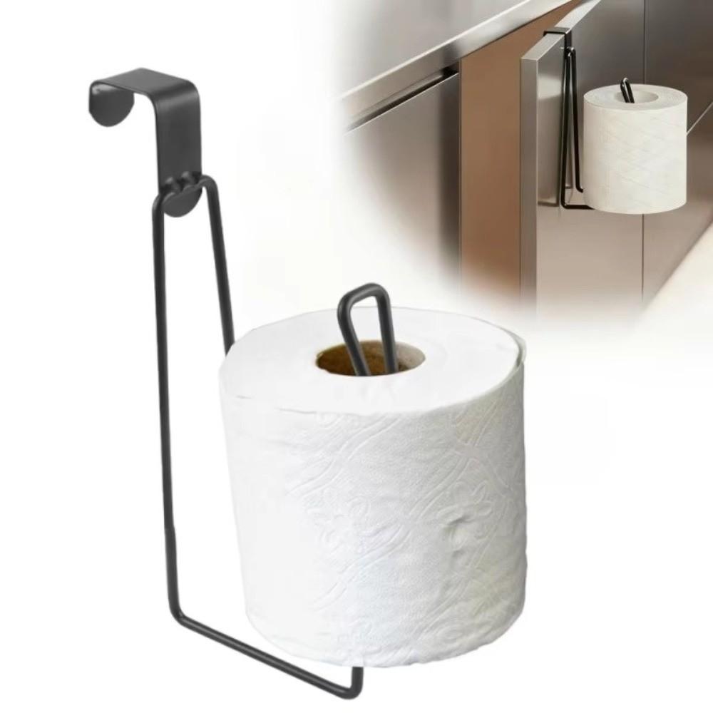 Stainless Steel Tissue Towel Roll Dispenser Hanging Paper Towel Rack  Kitchen Bathroom Organizer