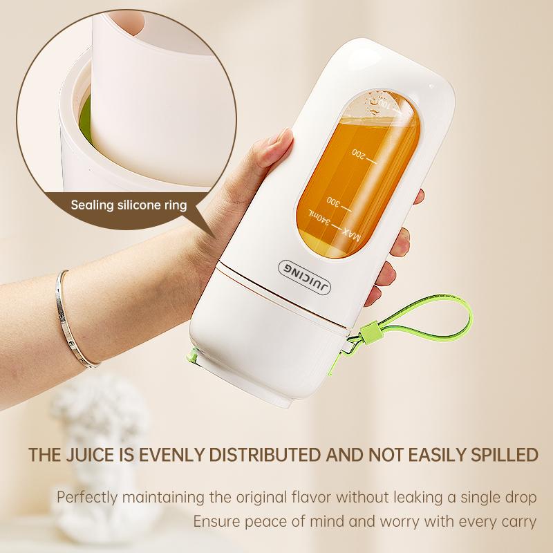 JuiCer Elétrico Portátil Grande Potência Com Um Canudo 12-Folhas De Aço Faca Copo Carregamento Sem Fio