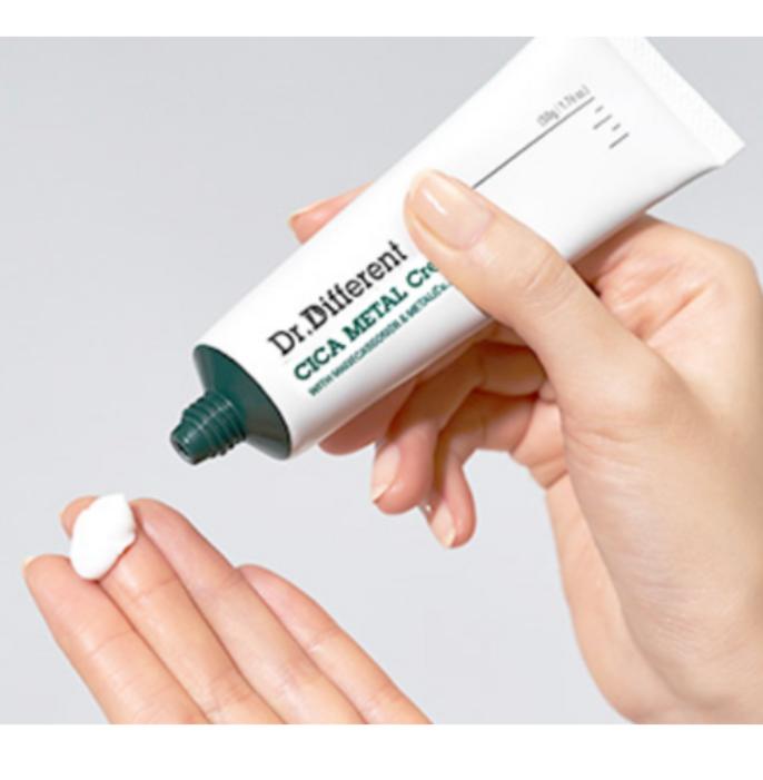 Dr.Different Cica Metal Cream Soothing & Barrier Care 50g