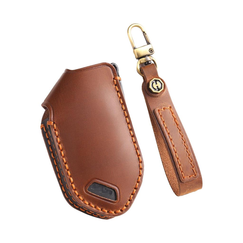 Kia Genuine Leather Car Key Cover Handmade forK3/K4/KX3/K5/KX57