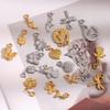 MamacitaSlay 316L Stainless Steel Butterfly Heart Animal Bikini Charms Jewelry DIY Waterproof Pendant Women's Creative Jewelry