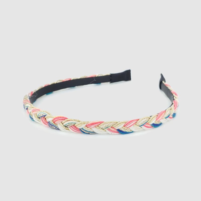 LALA Handgefertigtes Gewebtes Haarband - Rosa